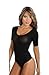 Star Shapewear Women's Faja Short Sleeve Body Suit Shaper/Reducer Thong