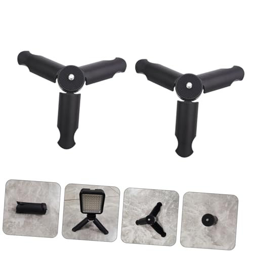 Trípode de mesa DIYEAH plegable para cámara y móvil con soporte de teléfono y tornillo 1/4 5