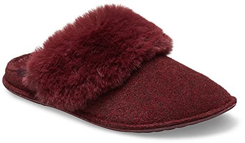 Crocs Damen Hausschuhe Classic Luxe Slipper 205394 Burgundy 33-34