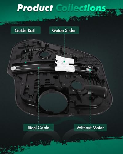 Image of SCITOO Rear Left Driver Side Power Window Regulator without Motor Compatible with 2016-2020 for Kia for Sorento, 83471C5000