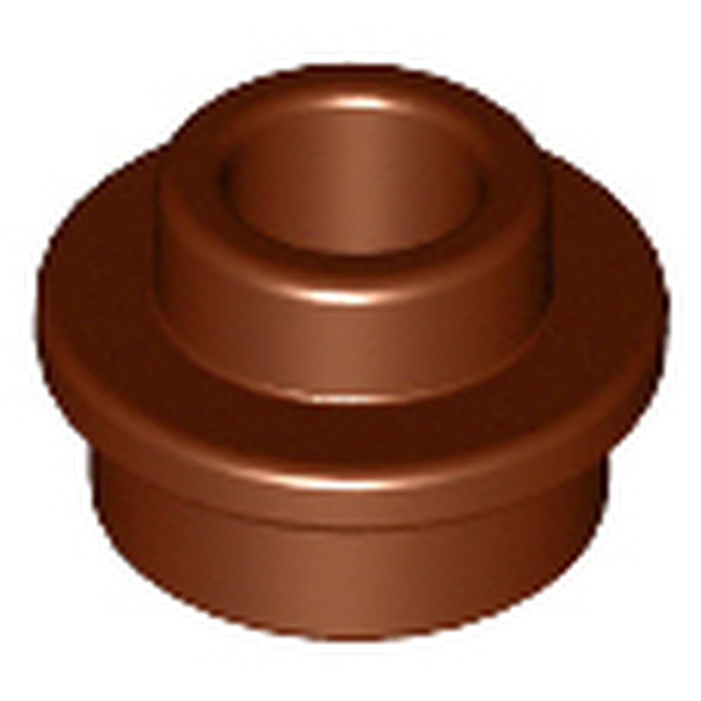 LEGO Plate, Round 1 x 1 with Open Stud, Part 85861, Part 85861, Choose Your Colour (Reddish Brown, 100, count)