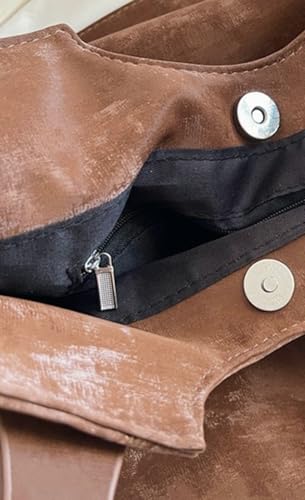 Simple Small Hole PU Leather Shoulder Bag Winter Retro Underarm Bags Leisure Commute Trip Tote Bag for Women 20253