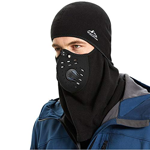 Kitabetty Winter Reitmaske, Outdoor Windproof Sturmhaube Ski Maske Vollgesichtsmaske Atmungsaktive Anti-Fog-Maske Helm Liner Maske, für Snowboard Radfahren Winter Outdoor-Sportarten