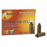 feuforeve  Boîte de 20 allume-feu enflammettes Feudor