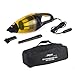 Wagan EL7207 Black/Yellow 120W Cyclonic Action 12V Powerful Auto Vacuum with Carry Bag