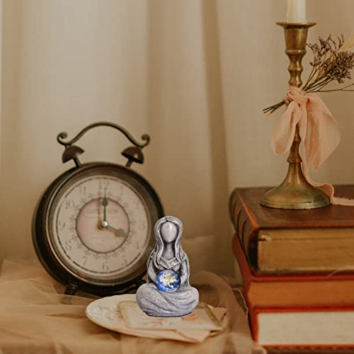 Gaia Statue Mother Earth, Holding The Earth Goddess Statue, Goddess Abstract Art Statue, Resin Retro Craft Decoration For Office Home And Garden #TOP4