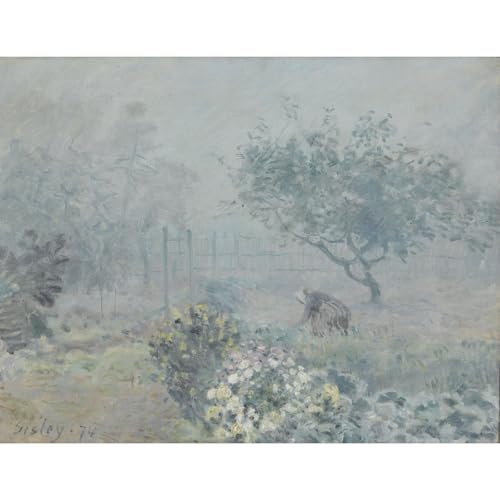 Impression giclée Sisley Brouillard 101x127cm pour décoration murale
