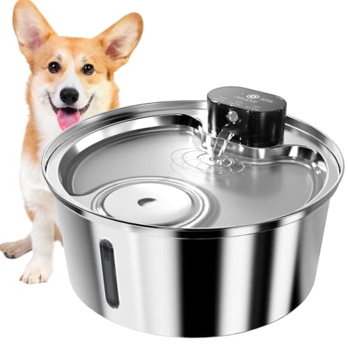 7.5L Bebedouro Sem Fio - Fonte Automática para Cães e Gatos, Sensor de Recarga e Bivolt