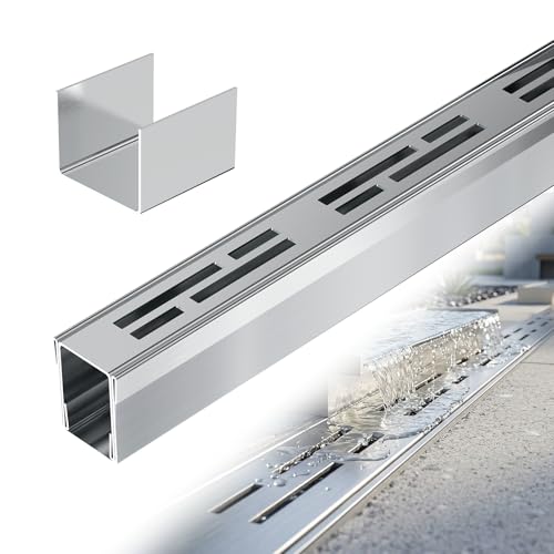 TONGMO Stainless Steel Channel Drain 1.26