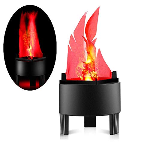 LED Fake Fire Flame Light 3D Flickering Fire Flame Electronic Flame Night Light