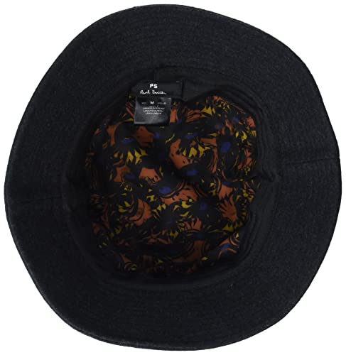 Ps Paul Smith Men Hat Wool Bucket, Slate, Medium #TOP2