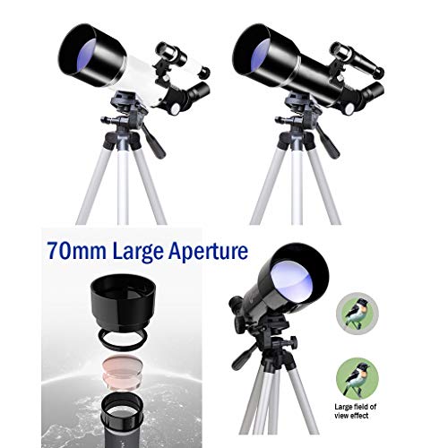 YXCKG Telescopio Astronómico Refractor 70 mm 400 mm miniatura 3