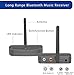 Besign BE-RCA Long Range Bluetooth Audio Adapter, HiFi Wireless Music Receiver, Bluetooth 5.0 Receiver for Wired Speakers or Home Music Streaming Stereo System
