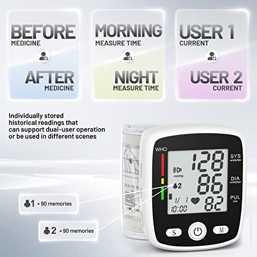Mbupai CK-W355 Blood Pressure Monitor Digital Wrist Bp Machine Automatic Bp Cuff thumb #5