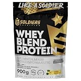 Whey Blend Protein Concentrado e Isolado - 900g - Soldiers Nutrition (900g, Baunilha)