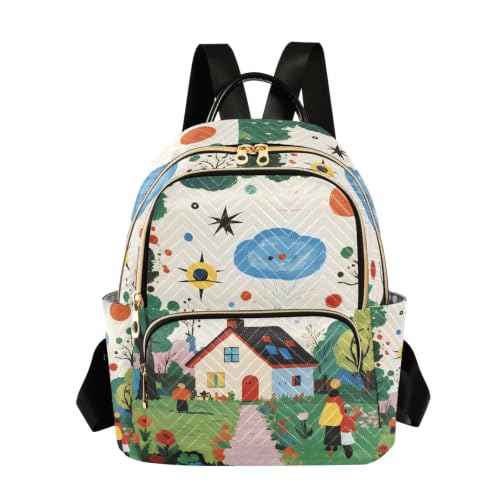 Sac à dos femme vert pour ordinateur 14 pouces idéal pour le travail et la fac