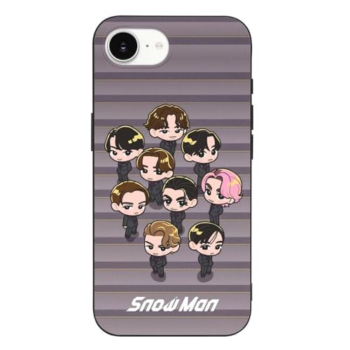 iPhone 16 E p P[X Xm[} Snowman ڍ@ vԑ nđ X}zP[X TPU 2025NV^ ACtH16P[X lC  LN^[