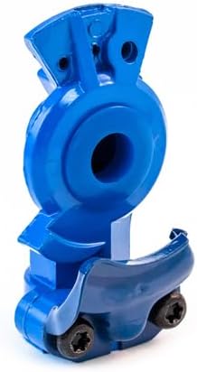 TRAMEC SLOAN 441078 Powder Coated Aluminum Gladhand, Service, Blue Poly Seal, Cast in Wear Plate
