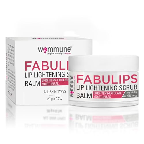 Wommune Lip Scrub Balm Lightening And Brightening Dark Lips Tanned & Darkened Lips Smoker/Dry/Chapped Lip Care – 30 Grams (Pack Of 1)