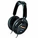 Panasonic Quick-Fit Over-the-Ear DJ Stereo Monitor Headphones RP-HTF600-S (Black & Silver) Lightweight, Comfortable, Powerful Bass