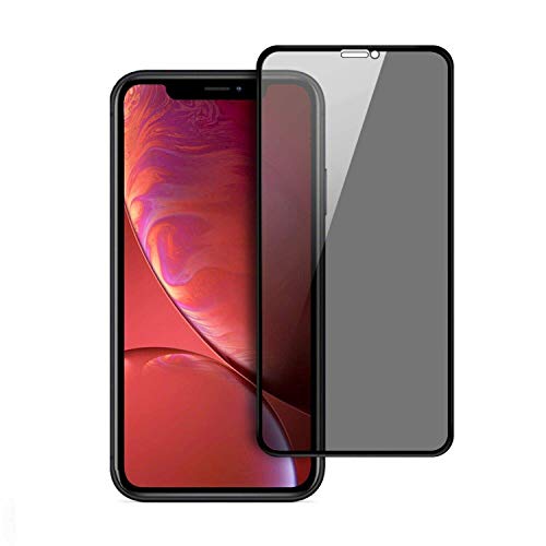 Image of DPJ Privacy Tempered Glass For iPhone 11 Pro Max and iPhone Xs Max (6.5 Inch) With Installation Kit | Edge to Edge Coverage | Black [Pack of 1]