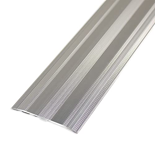 PROHEL Transition Strip Wood to Tile Reducer Threshold Strip, Gap Connecting Transition Strips, Heavy Duty Aluminum Ramp Reducer, Carpet to LVT/Vinyl/Tile/Wood/Laminate(White)