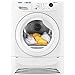 Zanussi ZDH8373W Secadora con Bomba de Calor de Libre Instalación, 8 Kg, Motor Inverter, Programa Antiarrugas, Filtro EcoFlow, Display LCD, Inicio Diferido, Blanco, A+++