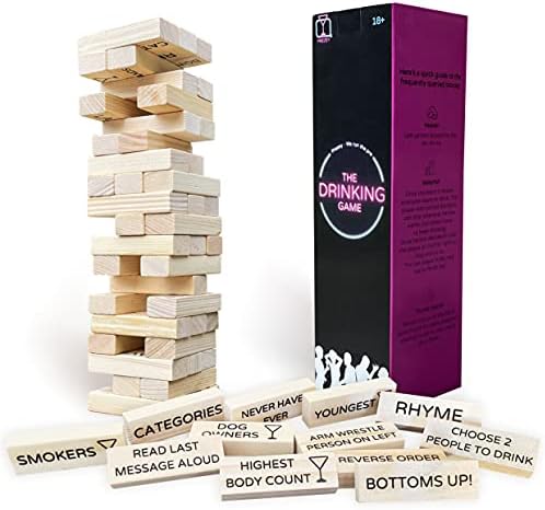 Prezey Fun Party Drinking Game For Adults, Students, Pre-Drinks, Hen Do's and Stag Nights - Two Games in One