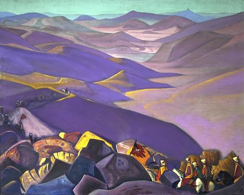Pintura al óleo de Genghis Khan 60x90cm SERENDIPITP para colgar en el hogar