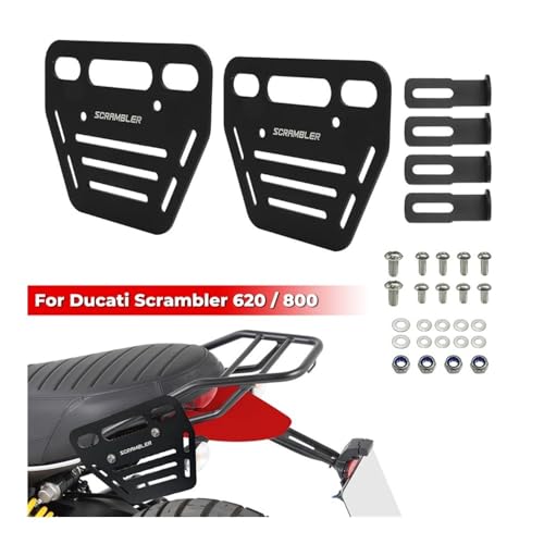 Support de bagages pour stabiliser vos sacs de selle sur Scrambler