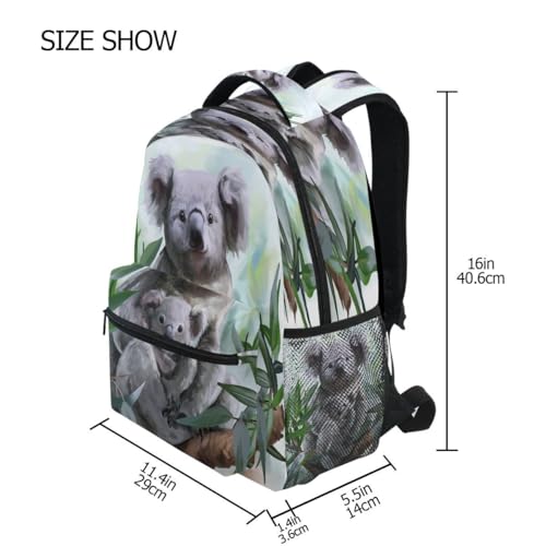 Sac à dos Koala enfants robuste avec étiquette de nom intégrée - 4
