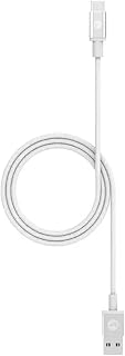 ZAGG mophie USB-A to USB-C, Fast Charging Cable, Durable Nylon Braided, 1M, 2 Year Warranty, White