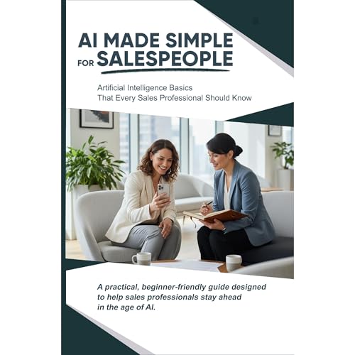 AI Made Simple for Salespeople Audiolibro Por Lise Pilot arte de portada