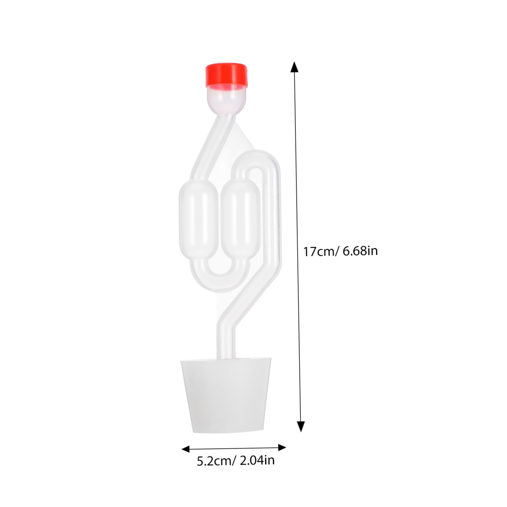 COLLBATH Irlock Beer Wine Tools 3-piece S-shape Set Hydrolocks for Fermenting Home Brewing Kit