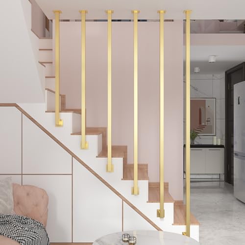 Rampe d'escalier intérieur 155cm noir mat garde-corps loft - 7