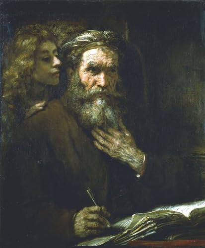 Reproducción de lienzo San Evangelista de Rembrandt de alta fidelidad 60x90cm