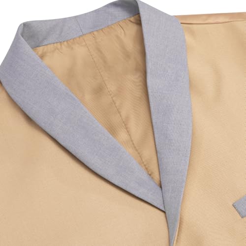 Men's Suit Dress Vest for Men Shawl Lapel Slim Fit Formal Business Waistcoat Tuxedo V-Ncek Vest for Wedding Business3