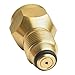 Onlyfire Propane Refill Adapter for 1 lb Tank, LP Gas Cylinder Tank Coupler for Throwaway Disposable Bottle, Fill 1 Pound Bottles from 20 lb Tank, Solid Brass
