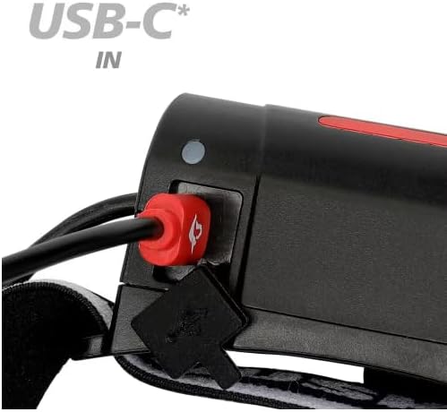Husky 1000 Lumens Dual Power Compact Rechargeable Headlamp
