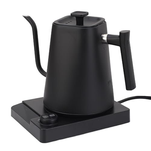 Hervidor eléctrico cuello de ganso 1200W 1000ML Negro mate miniatura 3