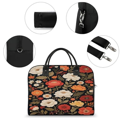 Maletín vintage ligero para laptop unisex miniatura 6