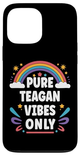 TEAGAN Vibes Only Cute Retro Girls TEAGAN Name �X�}�z�P�[�X iPhone 13 Pro Max �p