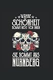  Wahre Schönheit kommt nicht von innen Sie kommt aus Nürnberg: Notizbuch Nürnberg Notizheft Liniert Notebook Geschenk Nürnberger