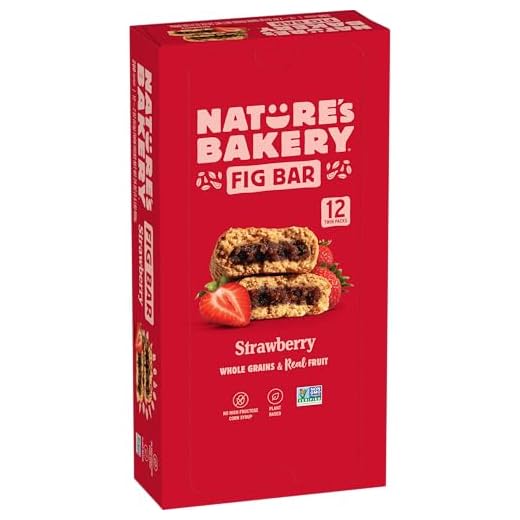 Nature's Bakery Whole Wheat Fig Bars, Real Fruit, Strawberry, 12 Twin packs