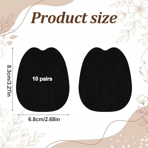 10 piezas de almohadillas para lengüeta de zapato miniatura 2