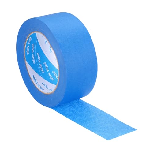 Image of PATIKIL 1.97 Inch Wide - 55 Yards Painters Tape, High Temperature Resistant Paint Masking Tape Adhesive for Wall Painting Craft Arts Decoration Drafting, Blue