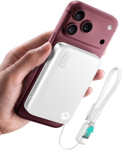 INIU for MagSafe Power Bank 10000mAh, Klein Qi2.2 25W Wireless & 45W Wired