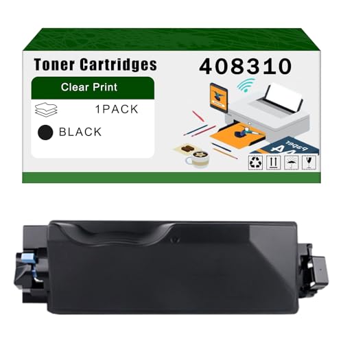 AGNNQ 408310 408311 408312 40831 Toner Cartridges Compatible for Ricoh P C600 Printers, Office Printing is Easy Clear Smooth (1 Pack Black)