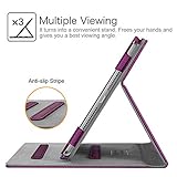 FINTIE Case for iPad 9th / 8th / 7th Generation (2021/2020/2019) 10.2 Inch - [Corner Protection] Multi-Angle Viewing Stand Cover with Pocket & Pencil Holder, Auto Wake Sleep, Purple - Image 4