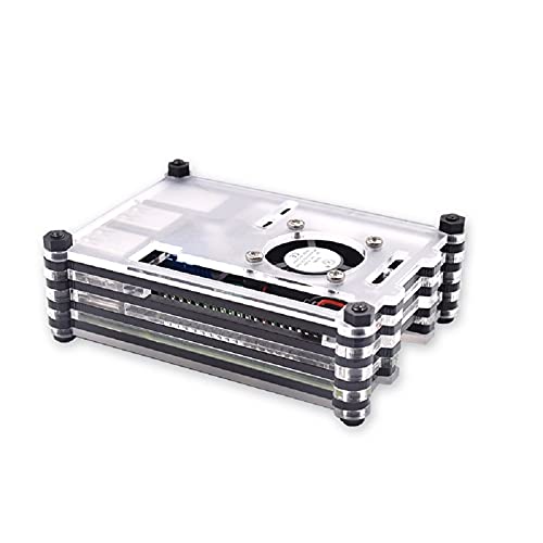 1 �Z�b�g���� 9 �w�P�[�X DC5V ��p�t�@�� �q�[�g�V���N �X�N�����[�h���C�o�[ Raspberry Pi �p3B/3B+ �̂���